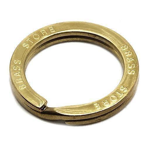 Amazon.co.jp: BRASS STORE オリジナル 真鍮二重リング（直径28mm